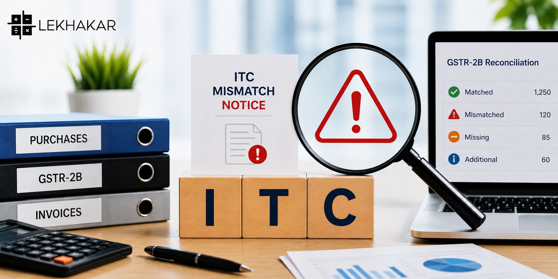 ITC mismatch notice and GSTR-2B reconciliation for input tax credit