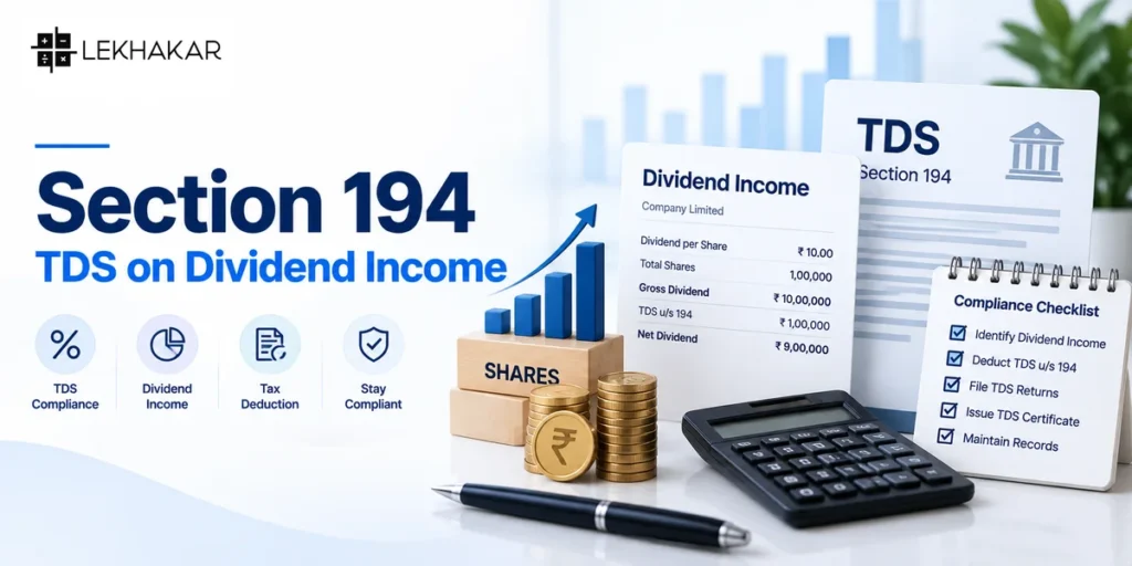 Section 194 TDS on dividend income