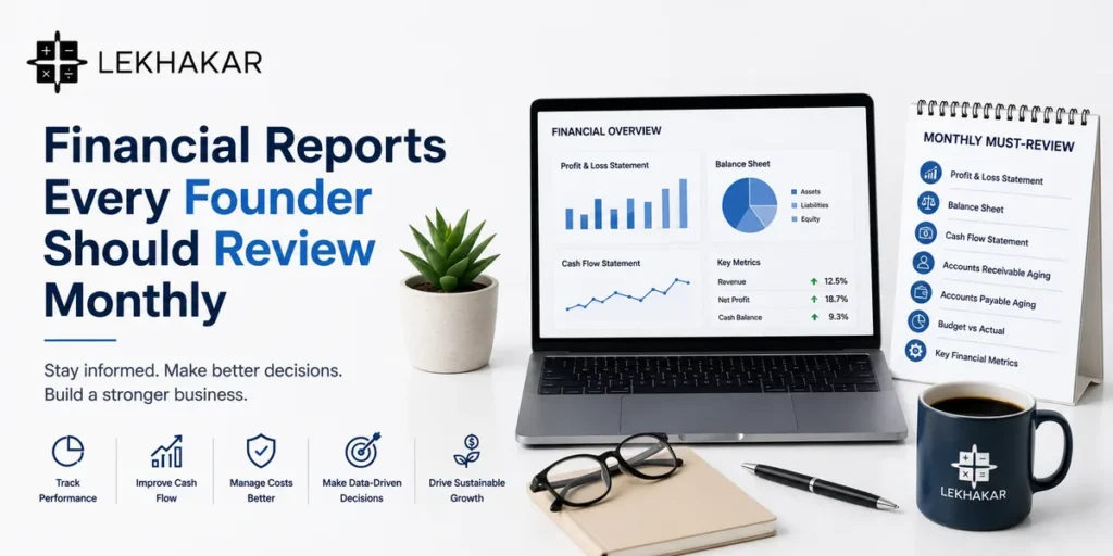 Financial reports every founder should review monthly